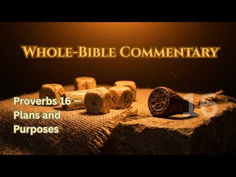 Proverbs 16 Chapter Study — Plans, Pride, and Providence