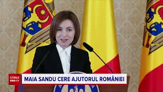 Maia Sandu, la București: „Simţim sprijinul puternic al României pentru cetăţenii Rep. Moldova.”