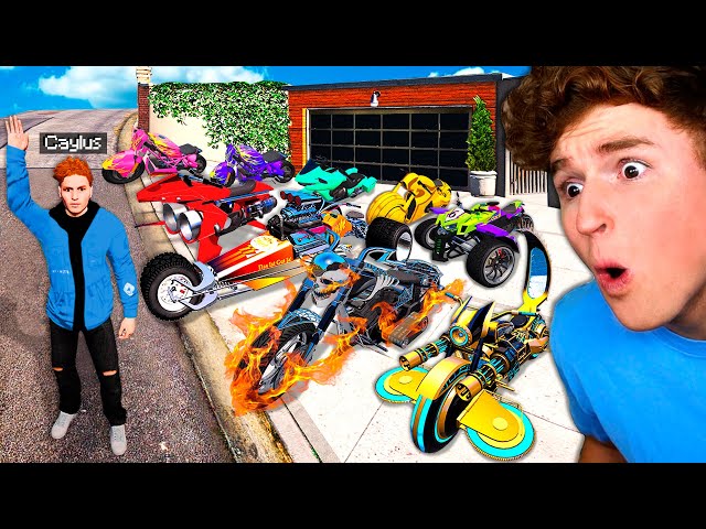 Collecting RARE TRILLIONAIRE BIKES In GTA 5! (Mods) class=