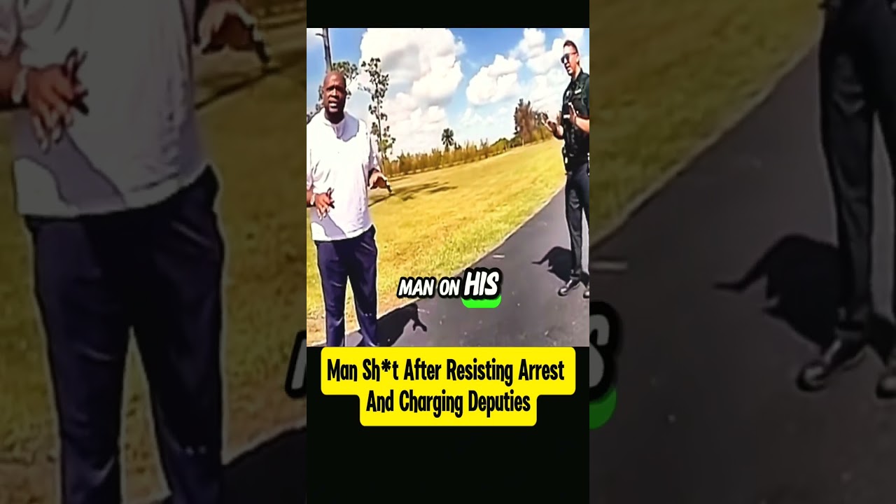 Florida Man Shot After Resisting Arrest and Charging Deputies! #funnypolice #cops