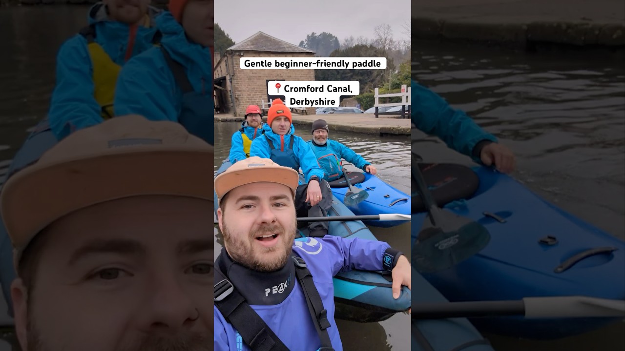 Easy begginer-friendly paddling route | Cromford Canal, Derbyshire