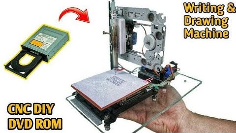 How to make mini CNC plotter 2D using scrap DVD