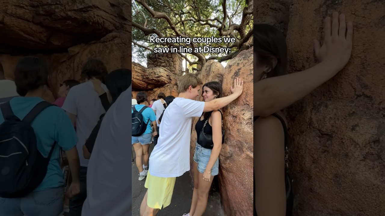 Recreating couples we saw at Disney