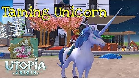 Utopia origin : Taming Unicorn + recipes