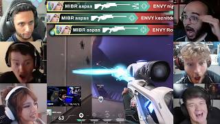 Valorant Streamers React To MIBR aspas INSANE 3K OP  Against ENVY In VCT