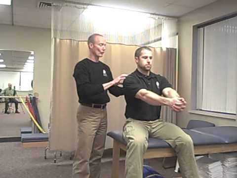 Cervical Rhomboid Stretch.AVI - YouTube