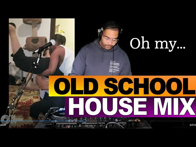 Old School 80s/90s HOUSE music LIVE MIX (DJ Derek Ice) class=