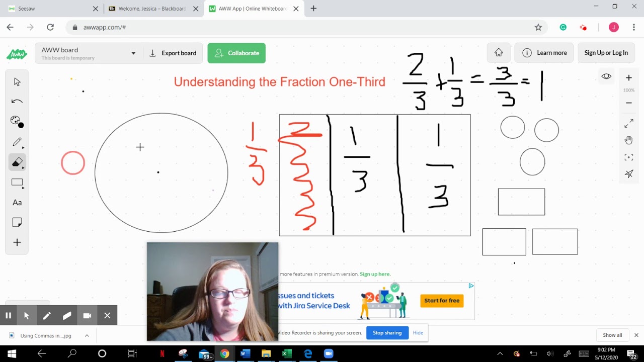 Understanding the Fraction One-Third - YouTube