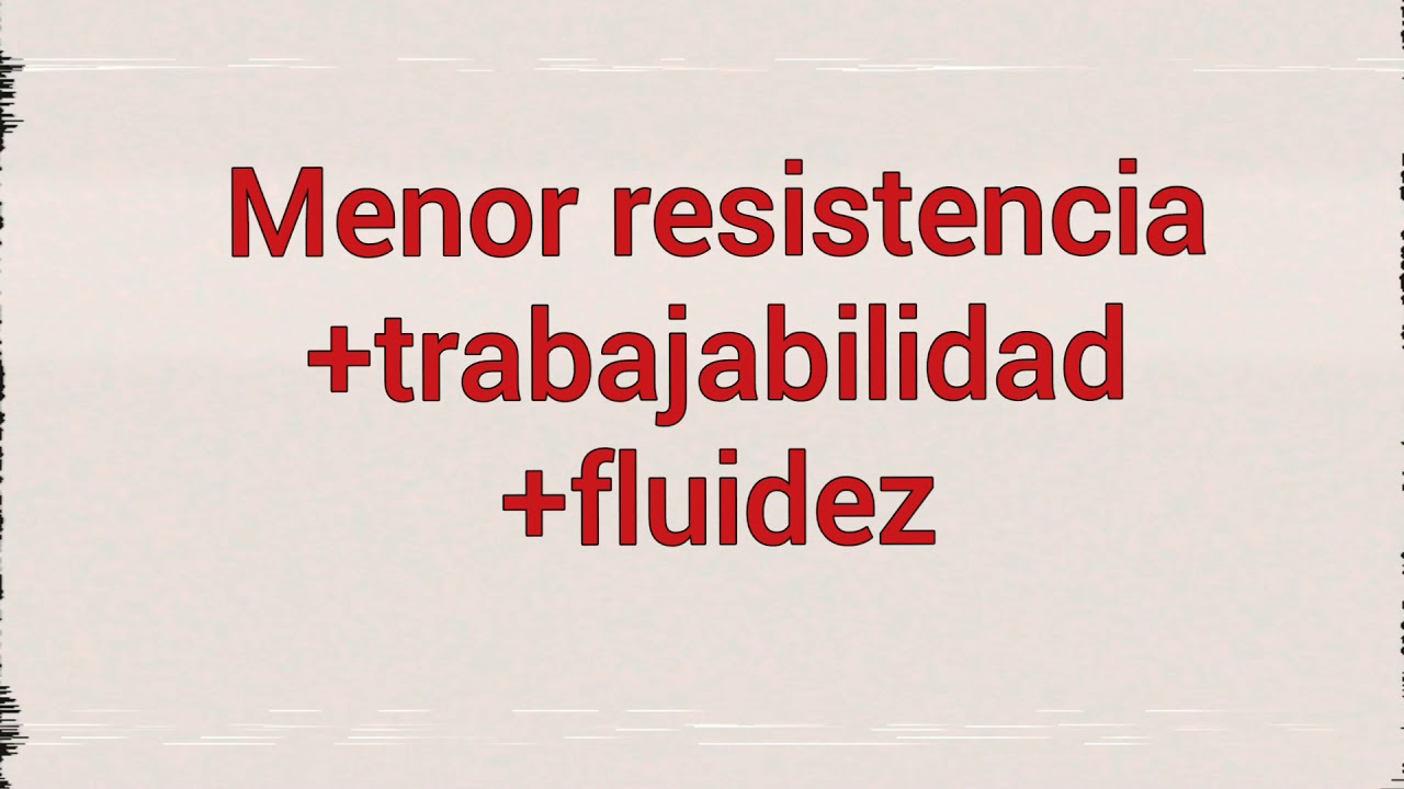 Relaci n Agua Cemento YouTube