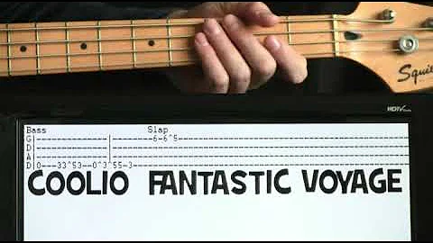 Coolio Fantastic Voyage Guitar Chords Lesson & Tab Tutorial with Bass originally by Lakeside