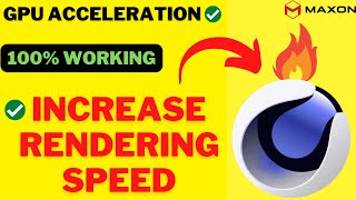 How to Enable GPU Acceleration in MAXON CINEMA 4D | Increase RENDERING Speed in Maxon Cinema 4D 2024