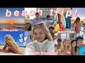 BEACH TRIP VLOG with friends!! *summer beach days, early sunrises, +more!*