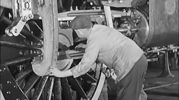 Building Steam Locomotives   1930s Trains  Railways Educational Film   S88TV1