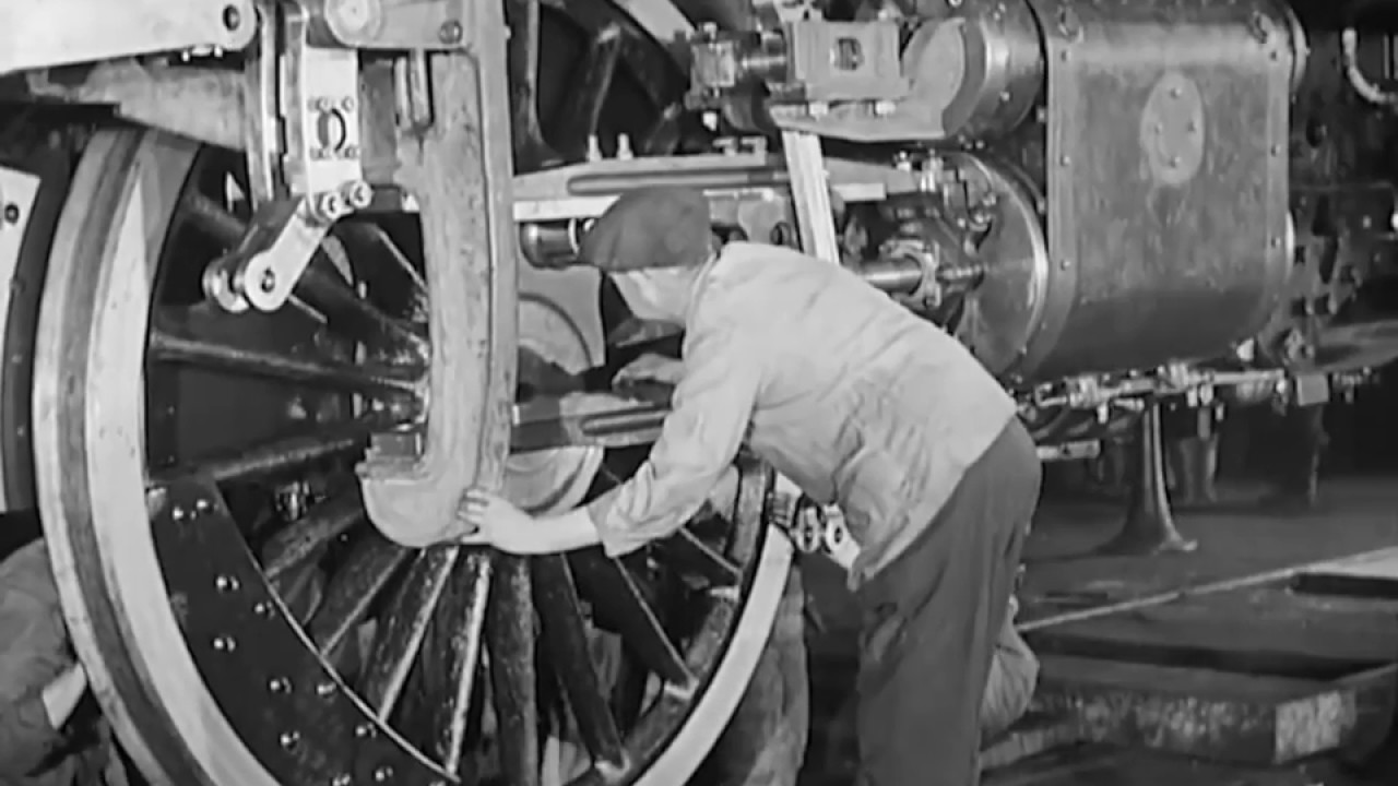 Building Steam 1930s Trains Railways Educational Film