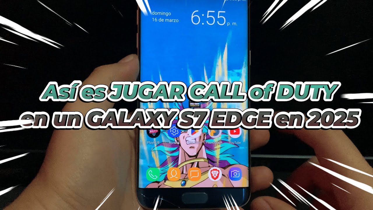 Así es JUGAR CALL of DUTY en un GALAXY S7 EDGE en 2025