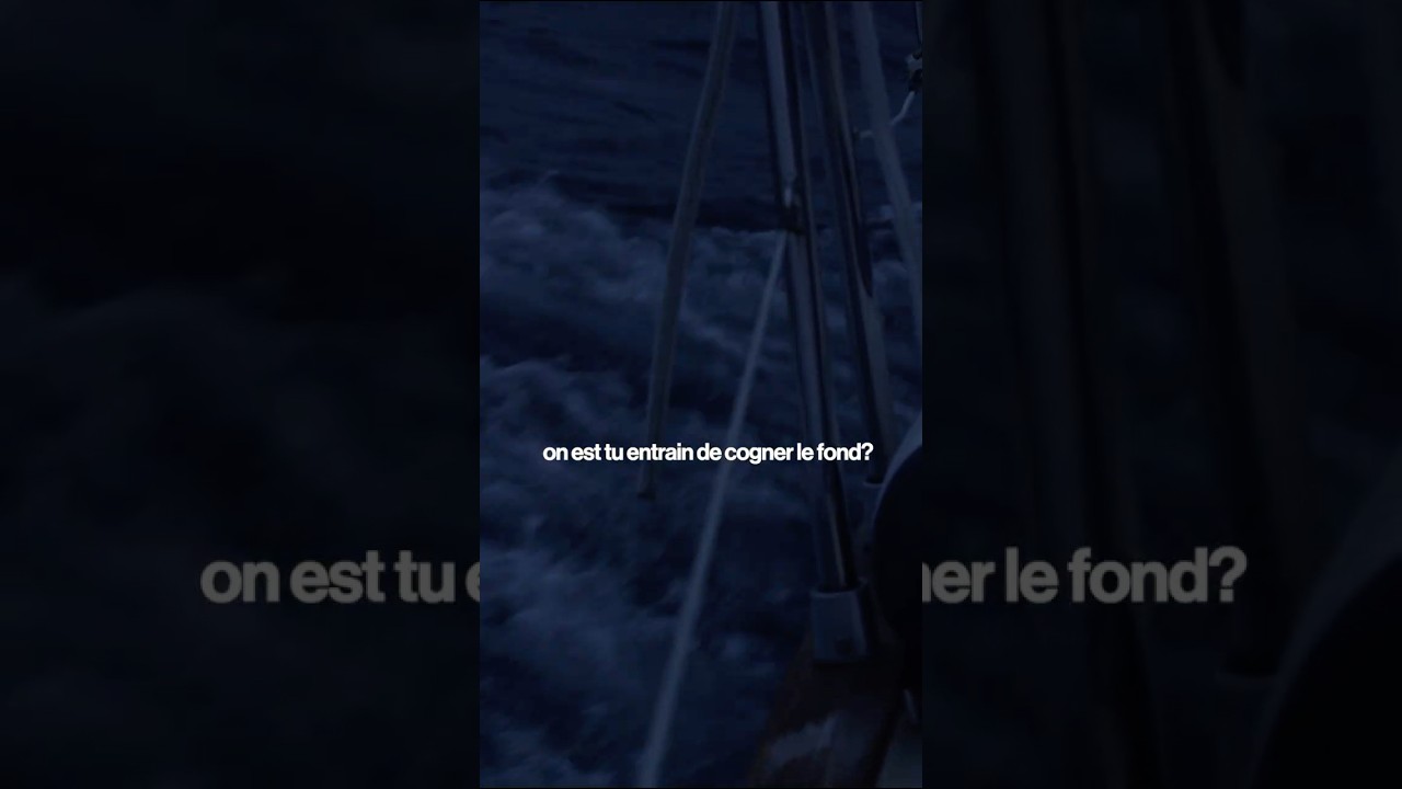 Le bateau a cogné le fond.😭🫣