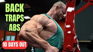 BACK, TRAPS & ABS Training | 10 Days Out of Spain