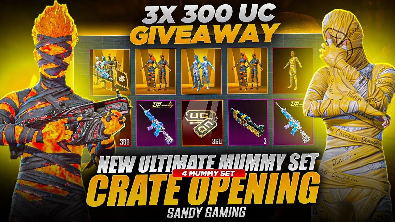 BEST LUCK INFERNO FIEND 4 MUMMY SETS CRATE OPENING | 3x300 UC