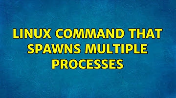 Linux command that spawns multiple processes (2 Solutions!!)