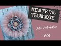 How to Make a Flower Wreath / New Petal Technique / Julie's Peek-A-Boo Petal