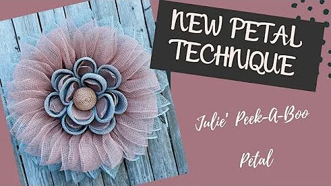 How to Make a Flower Wreath / New Petal Technique ...