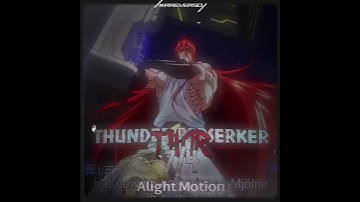 Thor vs Battle Beast/#recordofragnarokanime #invincible #battlebeast #whoisstrongest #animeedit