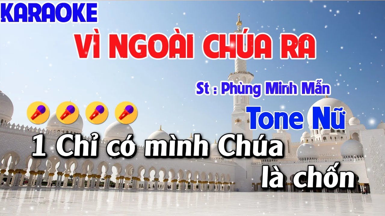 Vì Ngoài Chúa Ra Tone Nữ Piano - ( St Phùng Minh Mẫn  ) chỉ có mình chúa là chốn con tựa nương