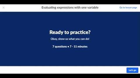 Algebra Foundations - Evaluating expressions with one variable