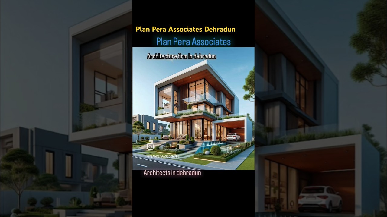 Modern house 3D design 