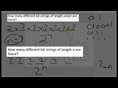 Bit String Examples (Video 4) | Counting |Discrete Maths | Physics World