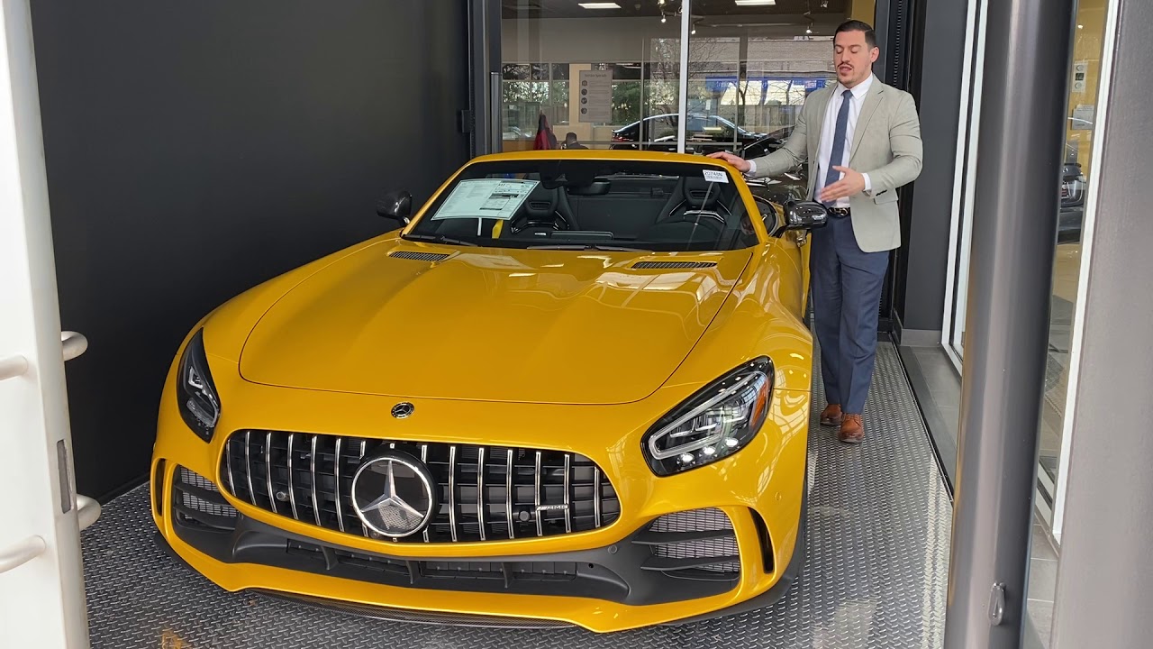 Mercedes Benz Gtr Roadster In Solarbeam Yellow Youtube