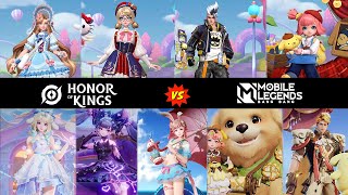 Mobile Legends vs Honor of Kings: Karakter Sanrio | Kolaborasi Efek Skin