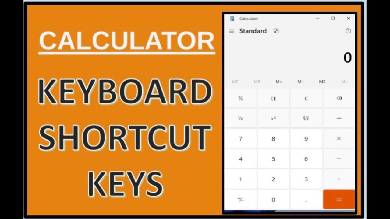 Keyboard Rich Challenge Dream Life Calculator The Five Shortcut Keys of Calculator Guide for everyone | keyboard