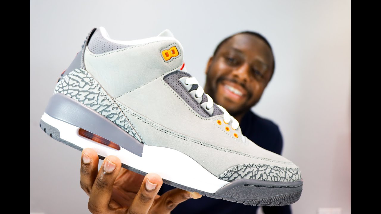 Air Jordan 3 Cool Grey 2021 On Feet Sneaker Review - QuickSchopes 140 Schopes - CT8532 012 III 4K