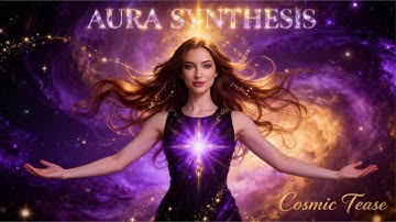 🌌 AURA SYNTHESIS  @hailuoai_official #AuraSynthesis #VioletMedia #CosmicTease #hailuoai #minimax