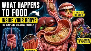 What Happens to Food Inside Your Body 🧬 | The Complete Digestive System Explained