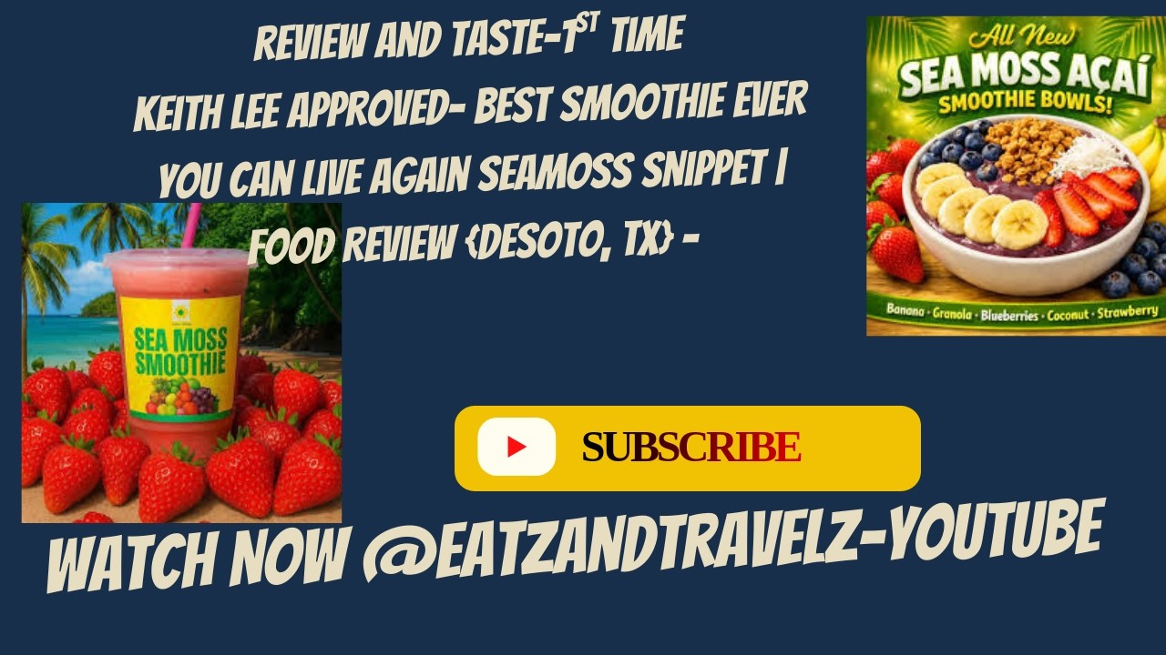 #Лучший смузи по версии Кейта Ли: фрагмент обзора еды {Десото, Техас} - #keithlee #shorts