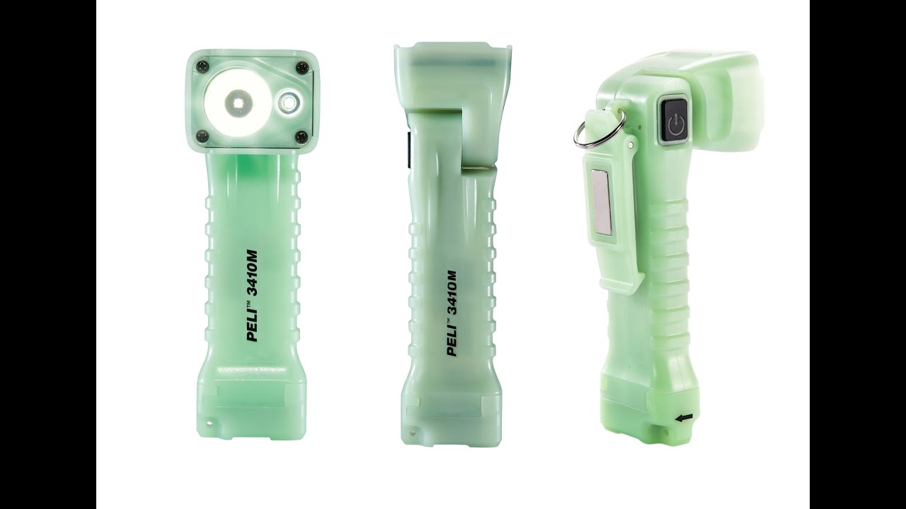 La Lampe Torche Coudée Photoluminescente Peli 3410M - Proteclight