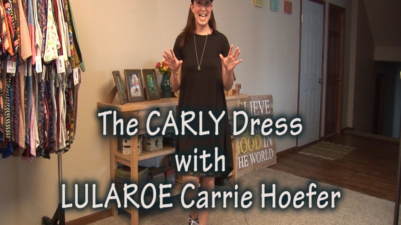 The Carly Dress with LuLaRoe Carrie Hoefer