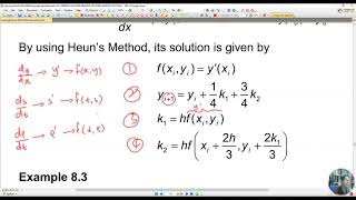 Chapter 8.2 ODE: Heun's method