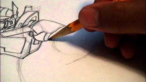 How to Draw ROTF Optimus Prime Animated Style part 2A