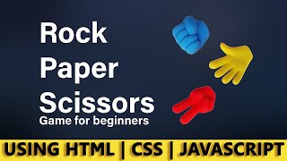 Rock Paper Scissors Game | Web Development Project | HTML, CSS, JS | Web Tech Rock Paper Scissors Game Using Html Css And Javascript Shorts Viral Trending Coding Python