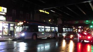 2017 New Flyer XD60 6058 on the Q33 at Roosevelt Ave & 82-83 Streets