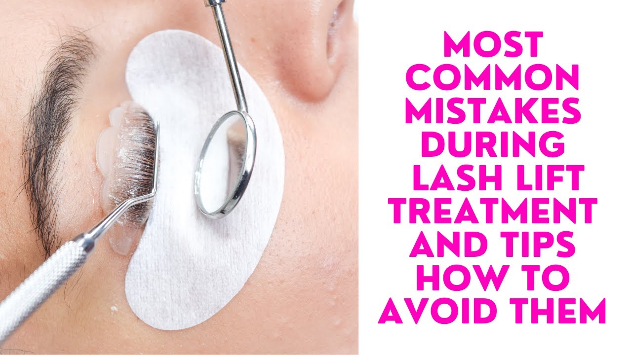 LASH LAMINATION-Most common mistakes and tips how to avoid them - YouTube