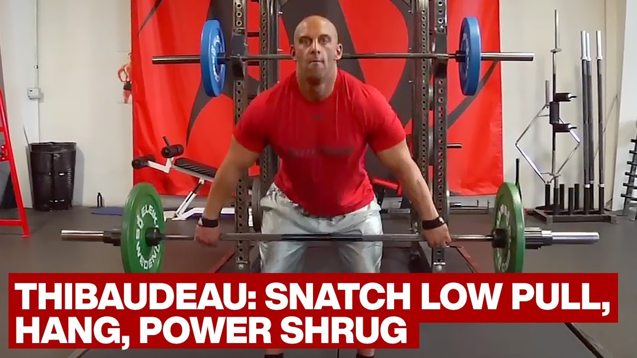 Snatch Low Pull from Hang with Power Shrug YouTube