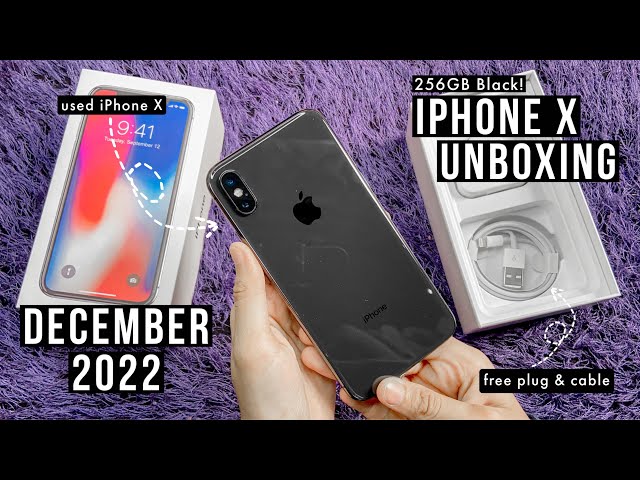 iPhone X Unboxing In 2022 | iPhone X Black 256GB