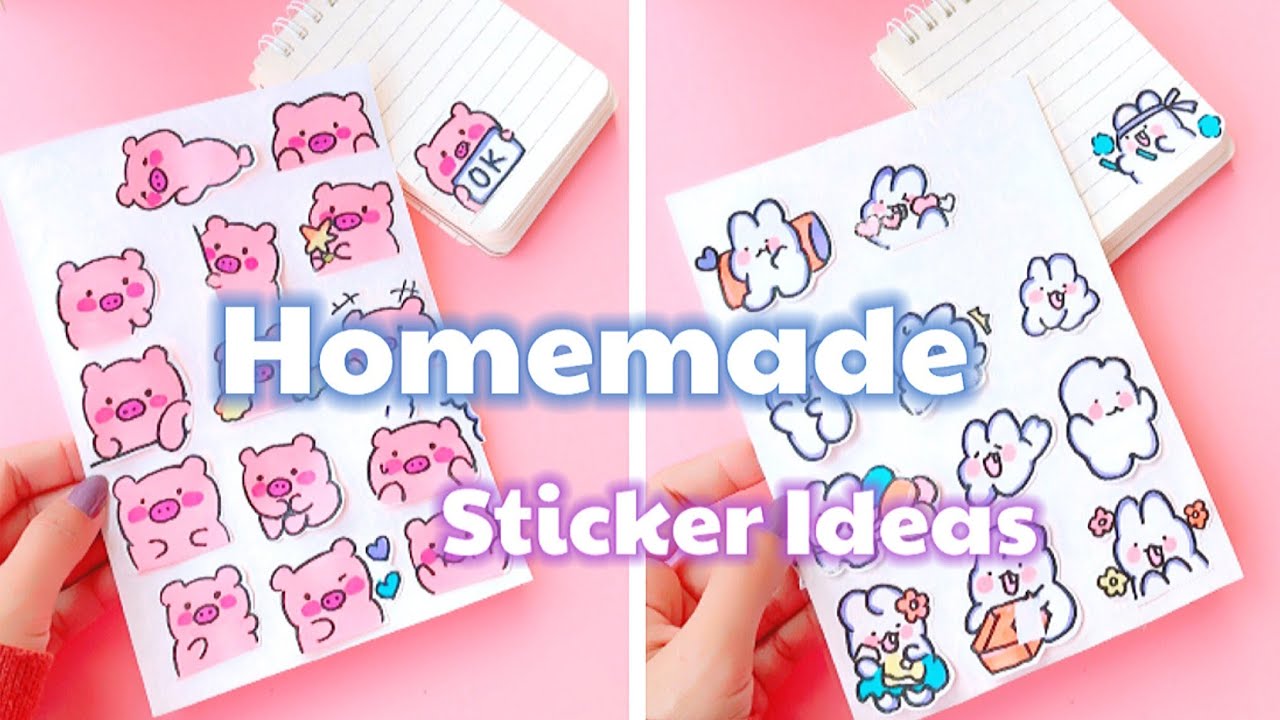 DIY Stickers Book Idea, How to make Sticker Book no glue, no Stapler