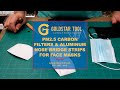 Product Showcase - PM2.5 Filter & Aluminum Bridge for Face Masks - Goldstartool.com - 800-868-4419
