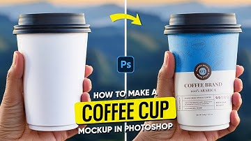How To Make a Coffee Cup Mockup in Photoshop | Photoshop Tutorial 2025 | Am Graphix