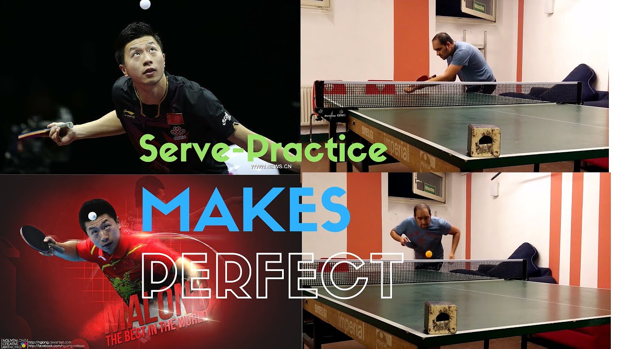 How to serve long & Fast aces in Table TennisDiagonal Long serve practice Ma Long style Crazy